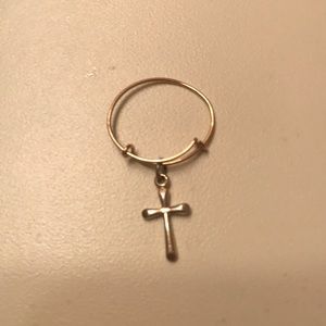 Alex and Ani Gold Cross Ring